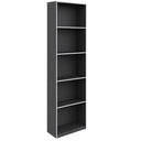Libreria da Parete 5 Ripiani Mobile Multiuso in legno MDF