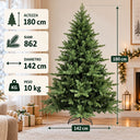 Albero di Natale Artificiale Royal Realistico Rami PVC cm 180/210/240