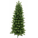 Albero di Natale Artificiale Slim Folto e Verde Abete con Rami in PVC e PE