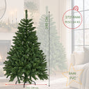 Albero di Natale Artificiale Pino Realistico Altezza 180/210/240/270