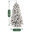 Albero di Natale Artificiale Innevato Abete Realistico cm 180/210/240