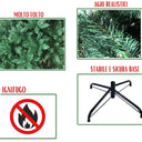 Super thick realistic Christmas tree 240 cm NATURAL GREEN Pine