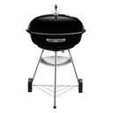 Barbecue a carbonella bbq giardino esterno in acciaio con ruote e vassoio portacenere