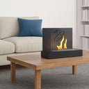 Camino a Bioetanolo da Pavimento o Muro Bruciatore 1.3 Litri Nero, Moderno