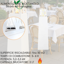 Camino Bioetanolo, Stufa Biocamino Moderna per Interno Esterno, 2 LT