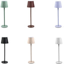 Set 6 Lampada da Tavolo Led Ricaricabile Touch 10x38h cm Verde