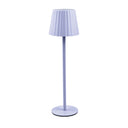 Lampada da Tavolo Led Ricaricabile Touch 10x38h cm Bianco