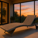 Lettino Prendisole Sdraio 5 Posizioni da Giardino 190x30x60 cm