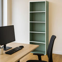 Libreria Scaffale Salvaspazio con 5 Ripiani Mobile Multiuso per Casa e Ufficio