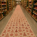 Christmas snow runner