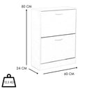 Scarpiera 2 Ante Doppie Ribalta da Ingresso Salvaspazio Moderna