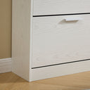 Scarpiera 5 Ante Doppie Ribalta Mobile Salvaspazio in Legno 65x24x173 Bianco Opaco