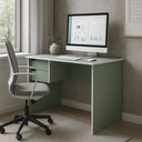 Scrivania da ufficio con 2 cassetti e ripiano pc