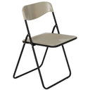 Set 4 Sedia da Giardino Esterno Pieghevole 46x50x80 cm
