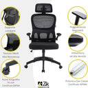 Silla de oficina ergonómica giratoria y presidencial