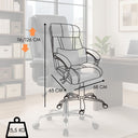 Sedia da Ufficio Poltrona Girevole Presidenziale con Braccioli