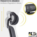 Silla de oficina ergonómica giratoria y presidencial