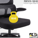 Silla de oficina ergonómica giratoria y presidencial