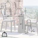 Plust Sedia CHLOE CHAIR Design Moderna da giardino e interno