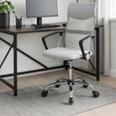 Sedia da Ufficio Ergonomica Poltrona Girevole con Braccioli, Altezza Regolabile