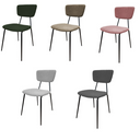 Set 4 Sedie Sala da Pranzo Imbottite Impilabili 44x44x83 cm