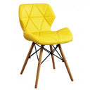 SEDIA MODERNA IMBOTTITA ANNAPOLIS GIALLA