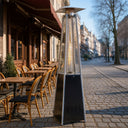 Pyramid Gas Stove with Wheels, 12.5 kW Heating, for Bars and Restaurants - 196 cm