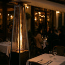 Pyramid Gas Stove with Wheels, 12.5 kW Heating, for Bars and Restaurants - 196 cm