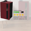 Ventilated Pellet Stove Energy Class A+ Heatable Volume 132 m3, 9 kg Tank
