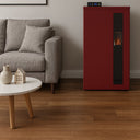 Ventilated Pellet Stove Energy Class A+ Heatable Volume 132 m3, 9 kg Tank