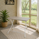 Tavolo pieghevole richiudibile per interno o esterno rettangolare