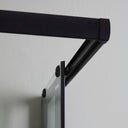Cabina Doccia Rettangolare 70X100 Nera Con Pareti Serigrafate | Cielo8